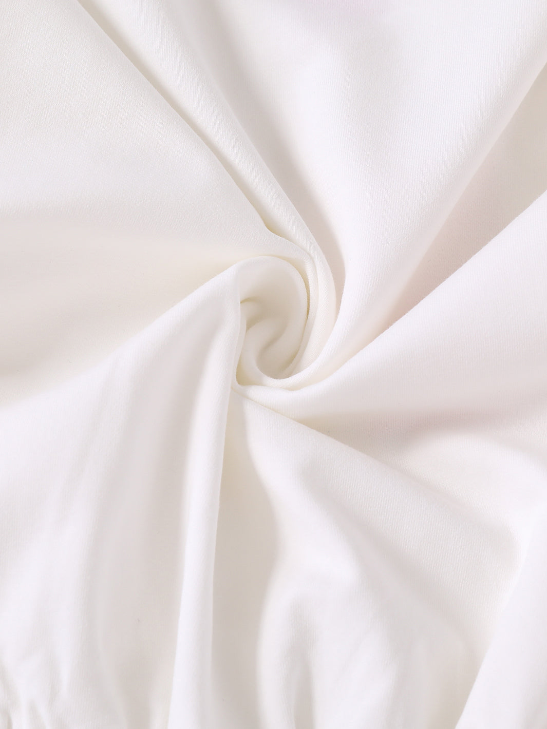Curved Bottom Top - White