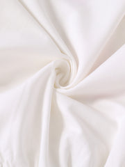 Curved Bottom Top - White
