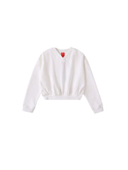Curved Bottom Top - White