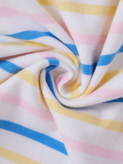 Camiseta larga rayas múltiples