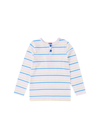 Camiseta larga rayas múltiples