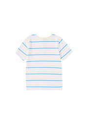 Camiseta corta rayas múltiples