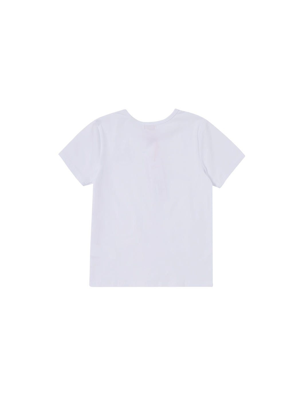 Camiseta con estampado lateral