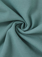 Side Print Long Sleeve Top - Seafoam/White