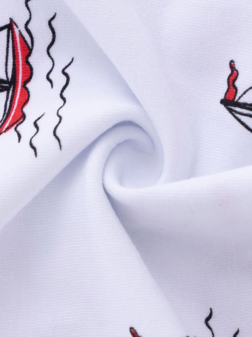 All Over Boat Short Sleeve T-shirt