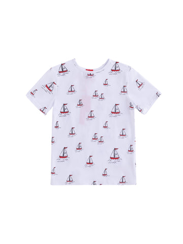 All Over Boat Short Sleeve T-shirt