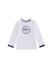 Combo Front Print Long T-shirt