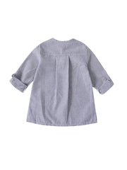 Linen Striped Shirt - Blue