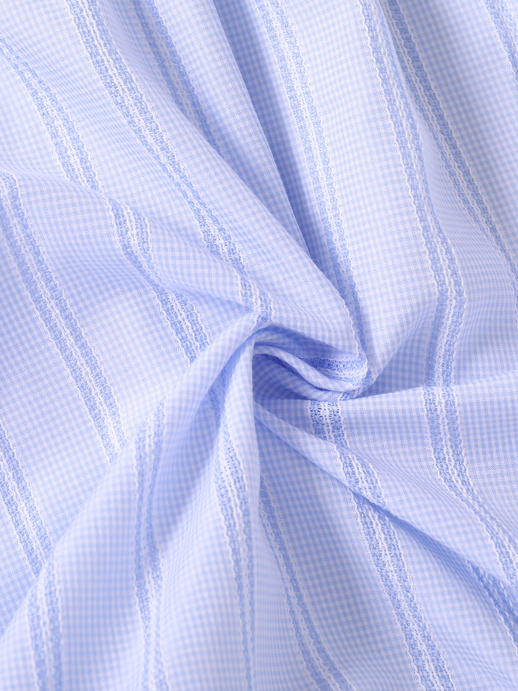Vestido con aplicación de encaje - Azul claro