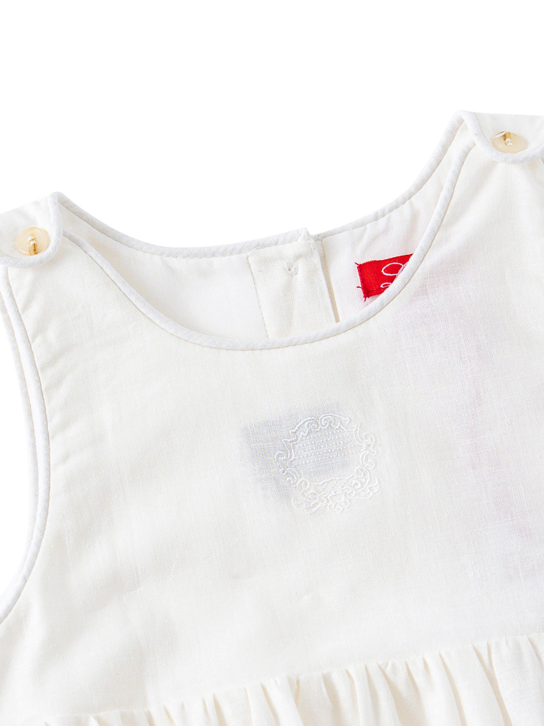 Jersey con ribetes - Blanco