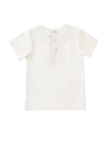 V-neck Short Shirt