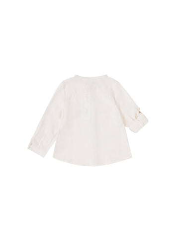 Overlap Embroidery Shirt