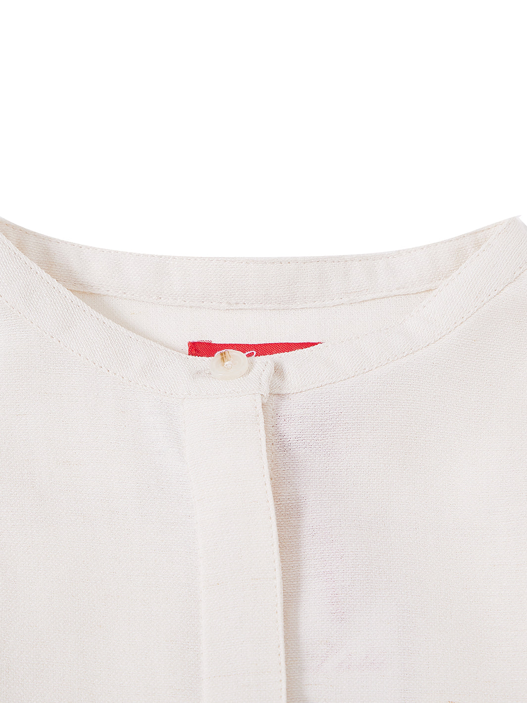 Overlap Embroidery Shirt
