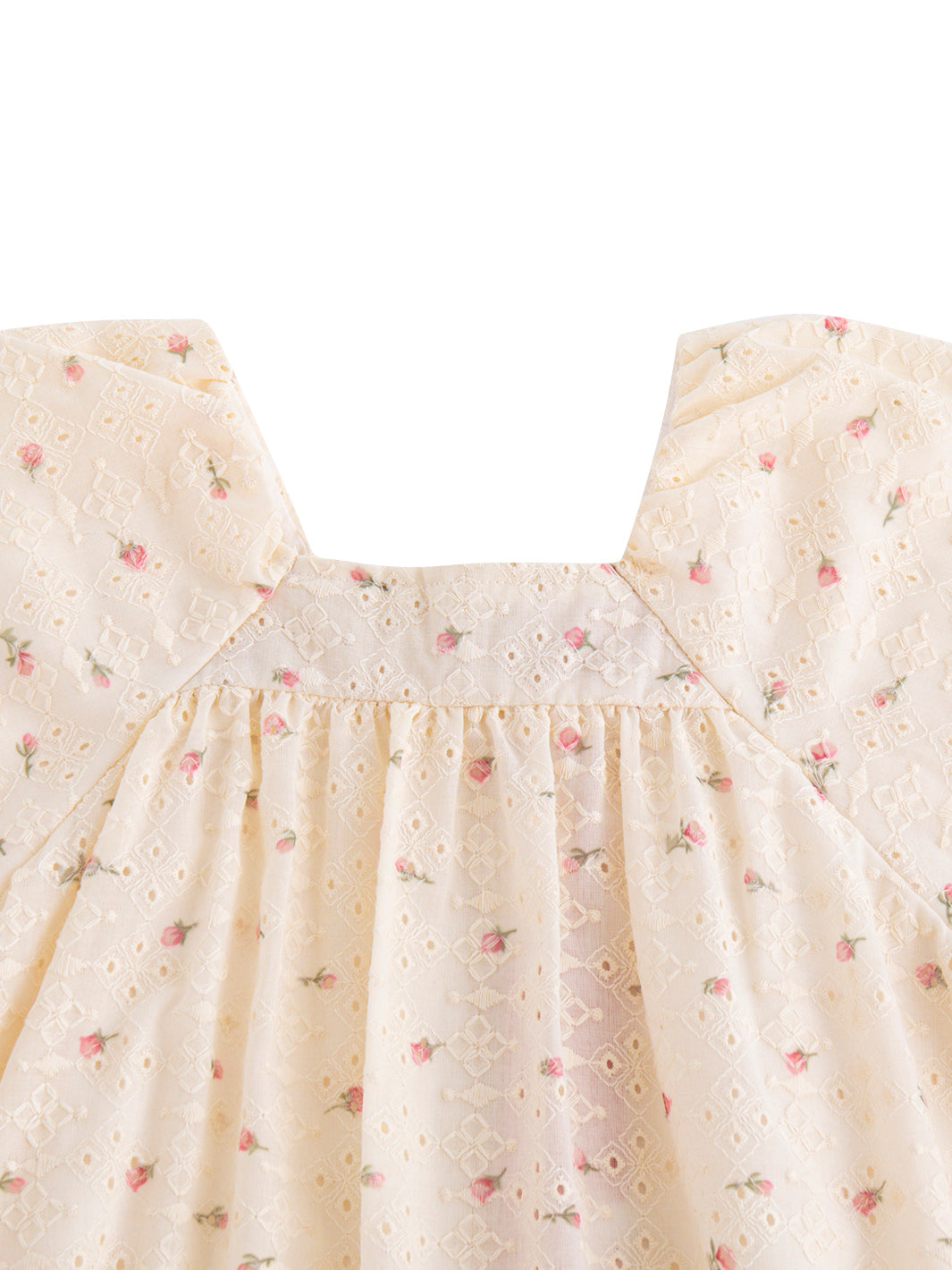 Eyelet Floral Dress