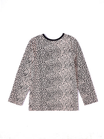 Leopard Print Long Sleeve T-shirt
