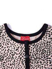 Leopard Print Long Sleeve T-shirt