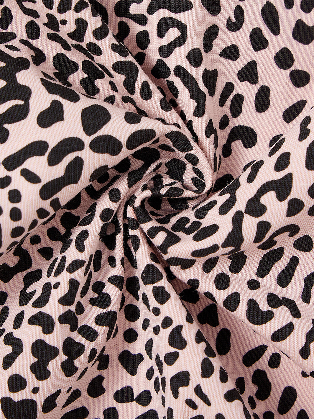 Camiseta de manga larga con estampado de leopardo