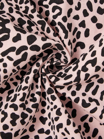 Leopard Print Long Sleeve T-shirt