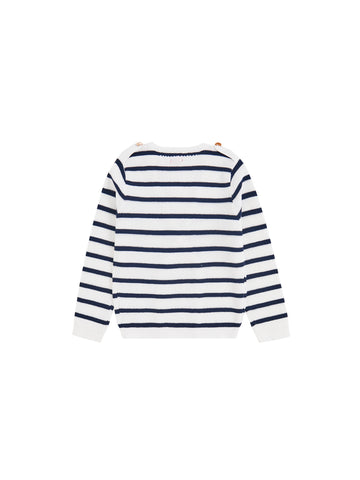 Cardigan Striped Sweater