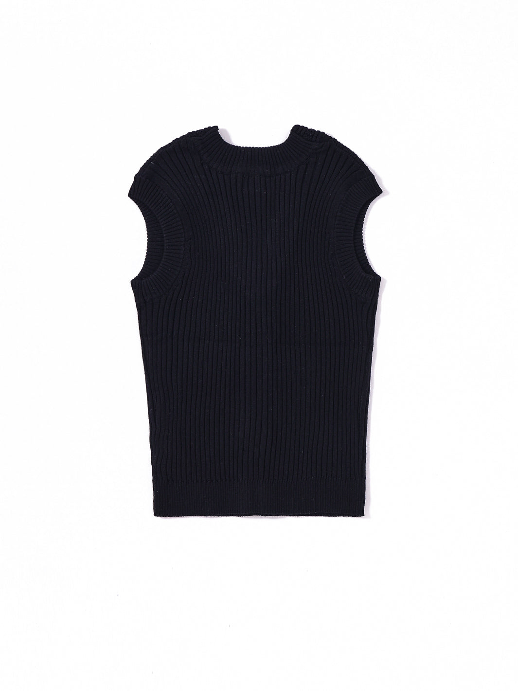 Eyelet Cardigan Vest