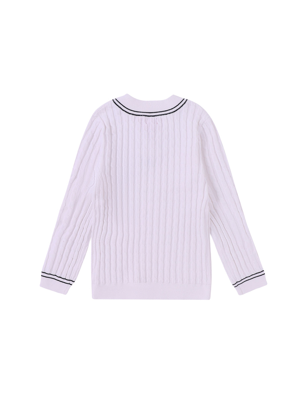 Jersey de ochos con cuello en V
