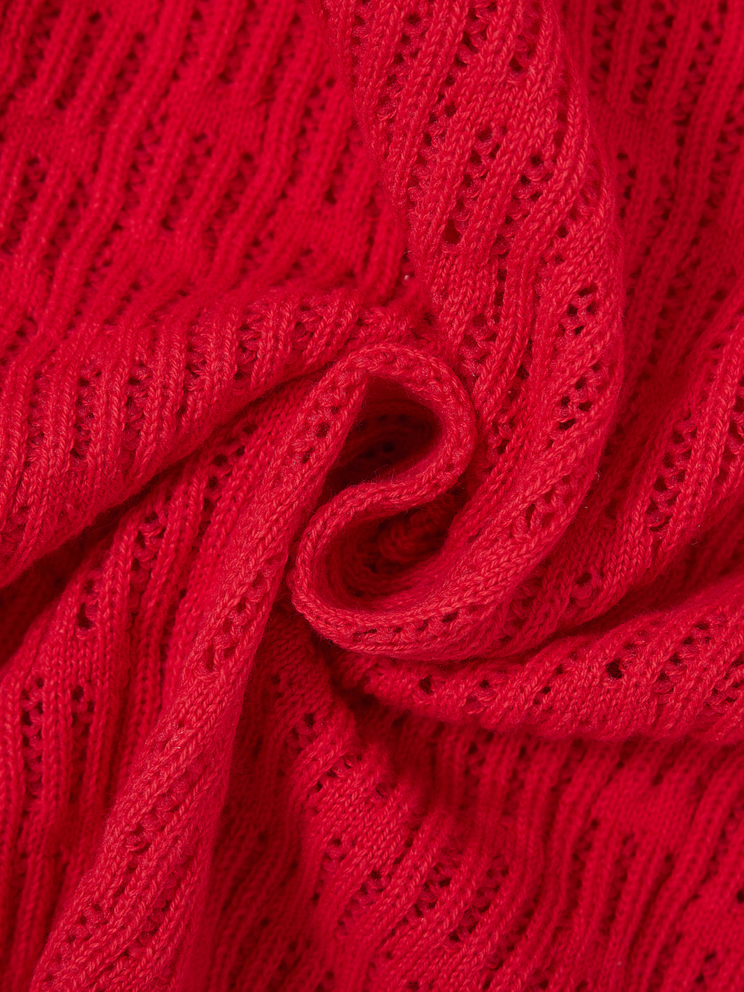 Cardigan Crop Length Sweater - Cherry Coral