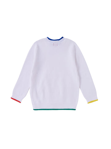 Colored Striped Combo Sweater