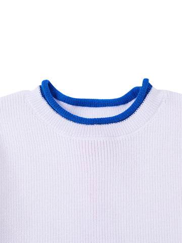 Colored Striped Combo Sweater