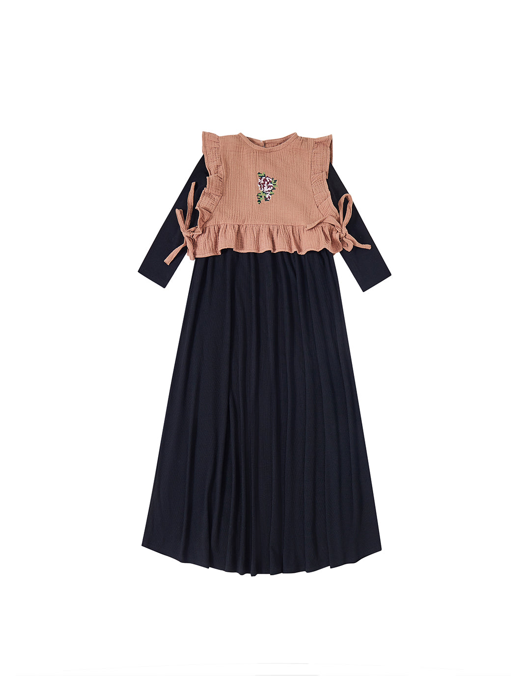 Vest Set Crop Length Robe