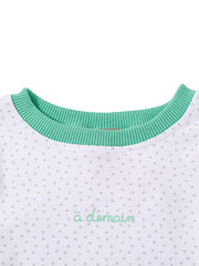 All Over Mini Star Set - לבן קומבו ירוק