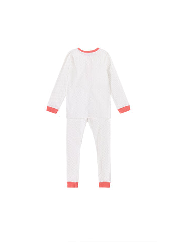 All Over Mini Heart Set - Winter white
