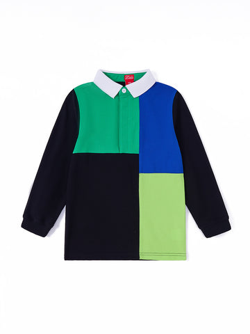 Color Block Polo