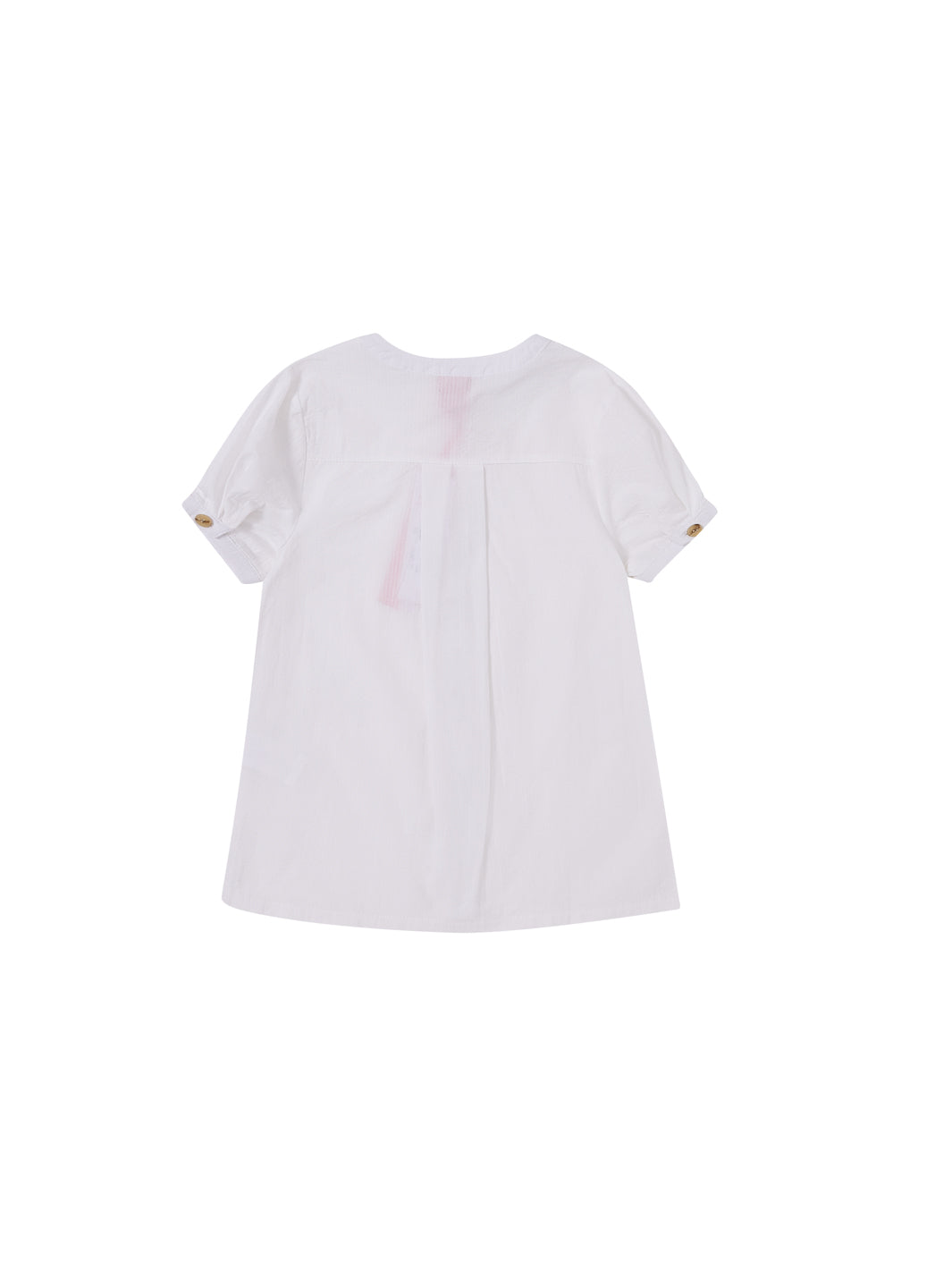 Solid Stripe Short Sleeve Shirt