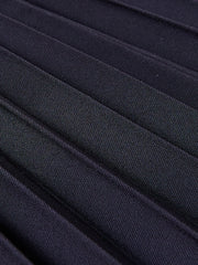 Accordion Pleated Skirt - Black