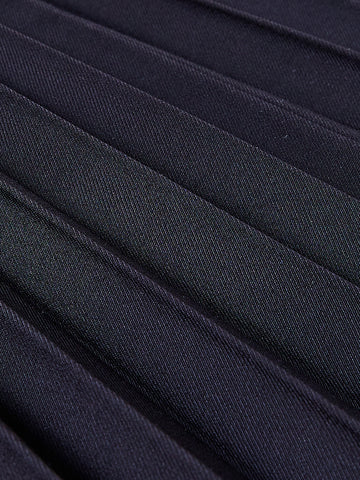 Accordion Pleated Skirt - Black