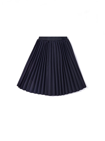Accordion Pleated Skirt - Black