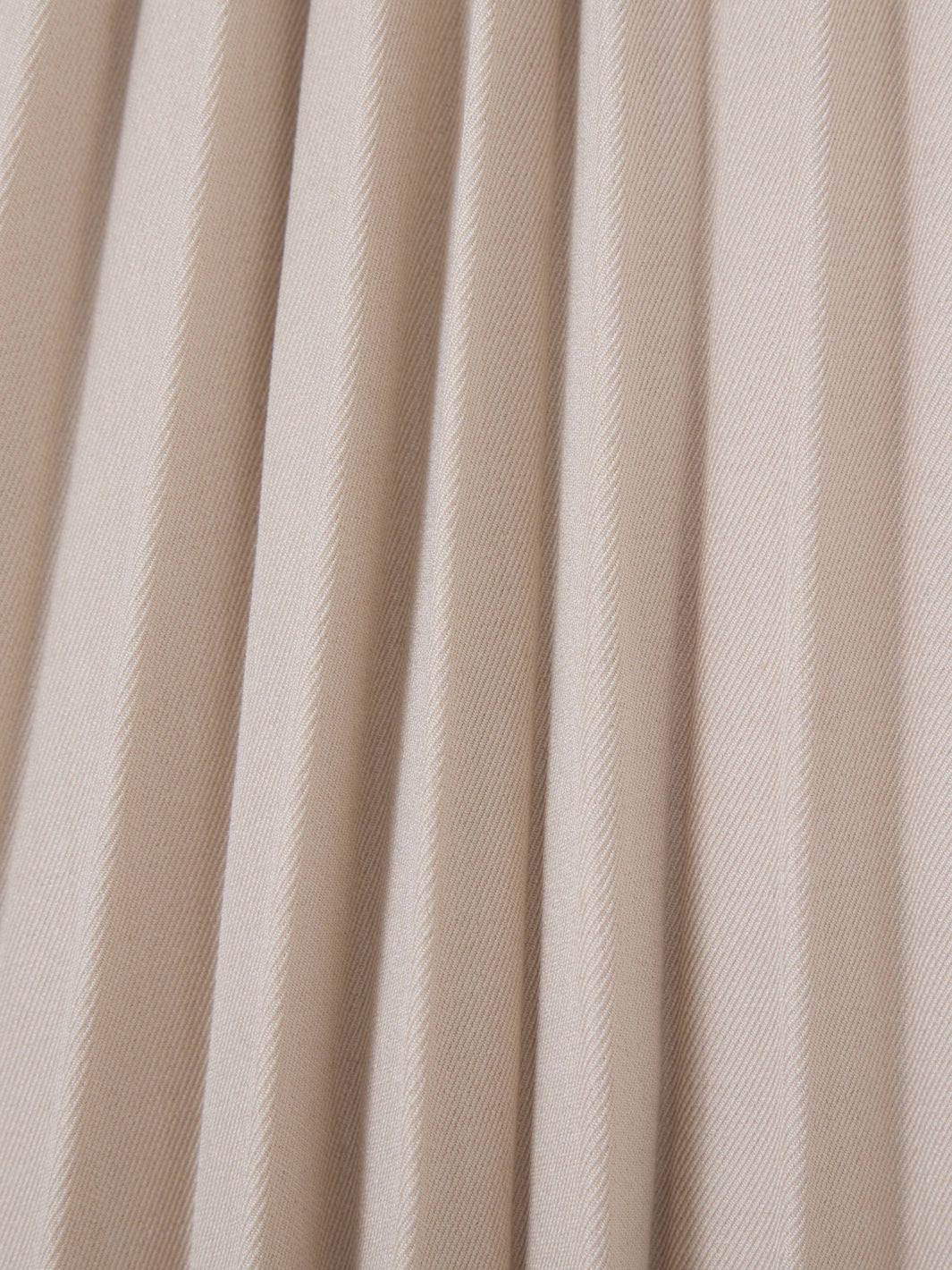Solid Accordion Pleated Skirt - Beige