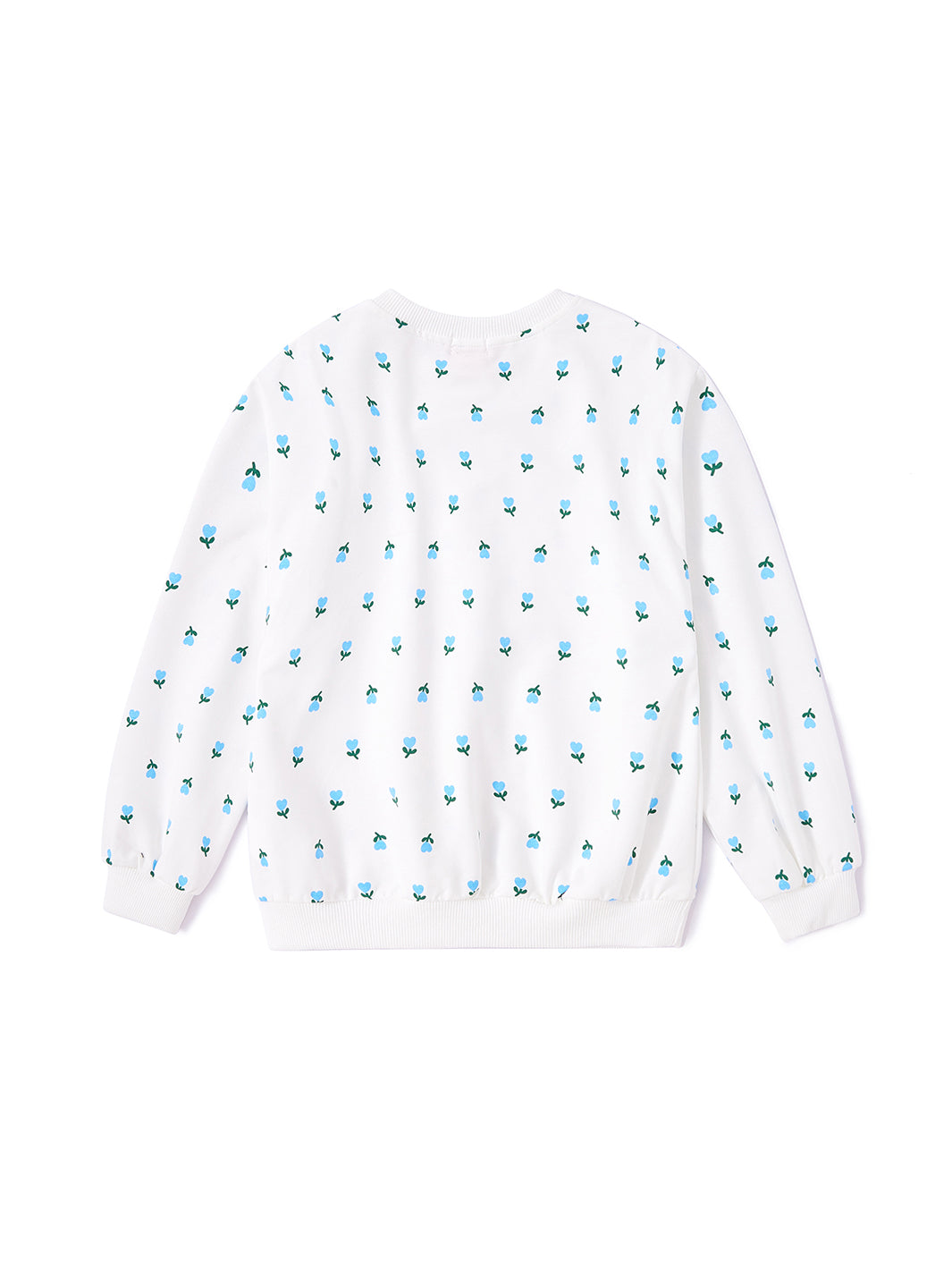 Heart Flower Print Top