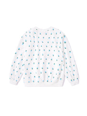 Heart Flower Print Top