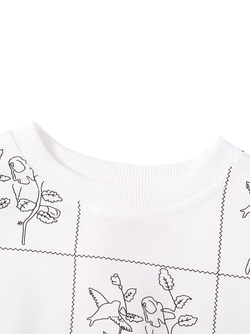Top cuadrado con estampado floral