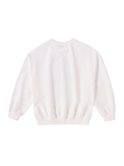 Checked Flower Print Top - White/Yellow