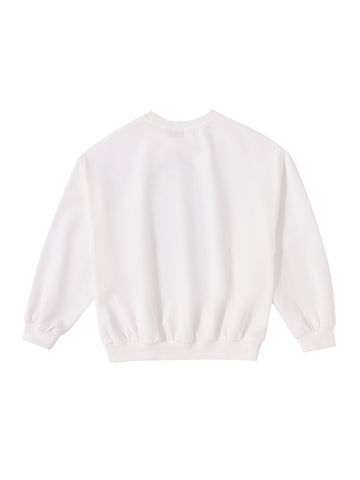 Checked Flower Print Top - White/Yellow