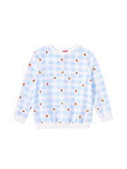 Fruit Check Print Top