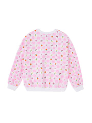 Fruit Gingham Print Top