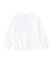 Scalloped Heart Top - White