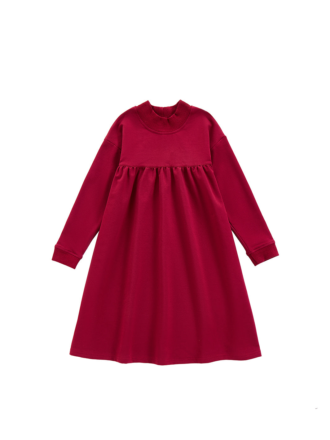 Solid Mock Neck Dress  Lulu Kids Clothing