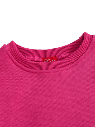 Smiley print Top - Hot Pink