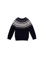 Chunky Knit Sweater - Dk. Navy