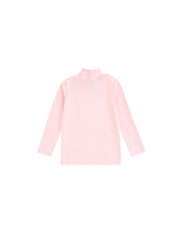Solid Mock Neck T-shirt - light Pink