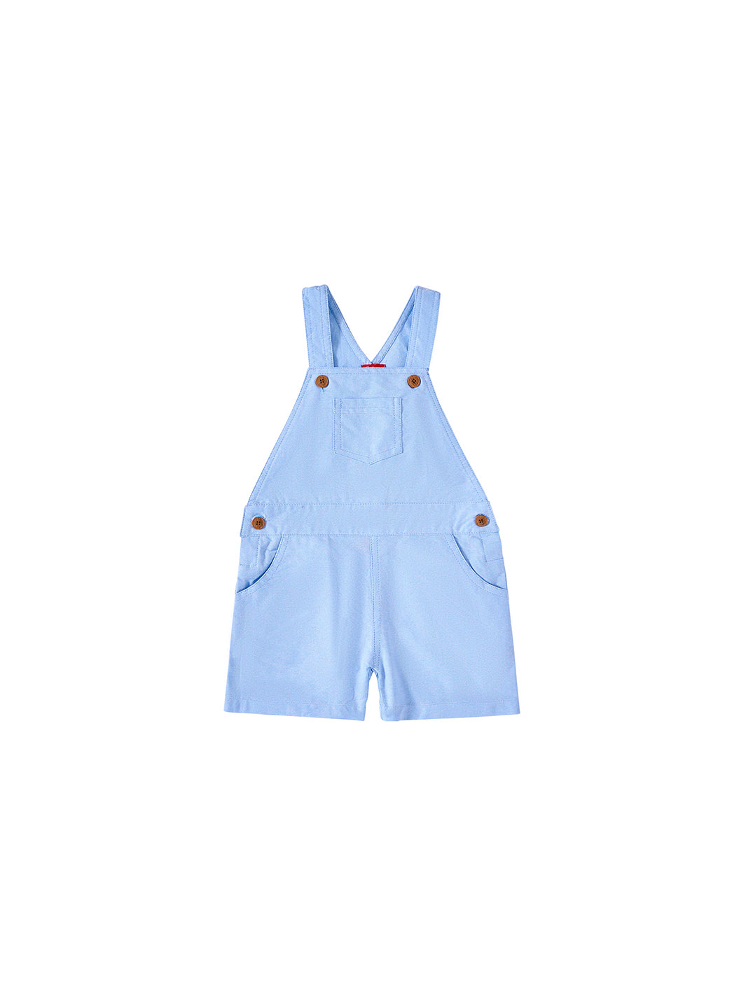 Baby Solid Romper - Lt. Blue